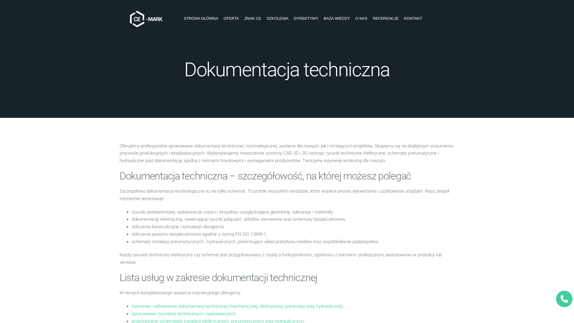 Czym jest dokumentacja techniczna i co powinna zawierać w projekcie przemysłowym?