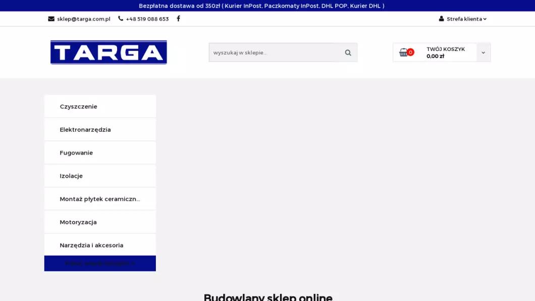 Zrzut ekranu strony